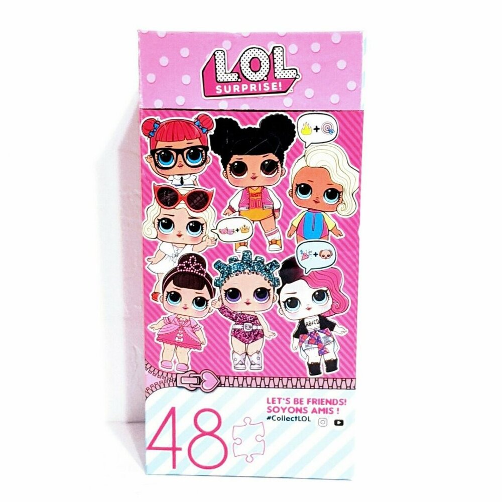 LOL Surprise Lets Be Friends Jigsaw Puzzle 48 Pieces 11 in x 15 in